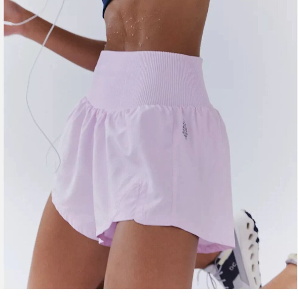 FREE PEOPLE Carpe Diem Shorts POWDER PINK SIZE M MEDIUM NWT